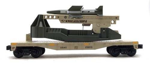 Lionel 6-23013 Calibre O Ejército de Estados Unidos USAX Operativo Misil Lanzamiento Coche Plano LN | Condition: Used