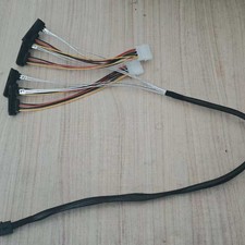 For Mini SAS HDSFF-8643 to 4 SFF-8482 SAS to SATA3.0 hard disk data cable
