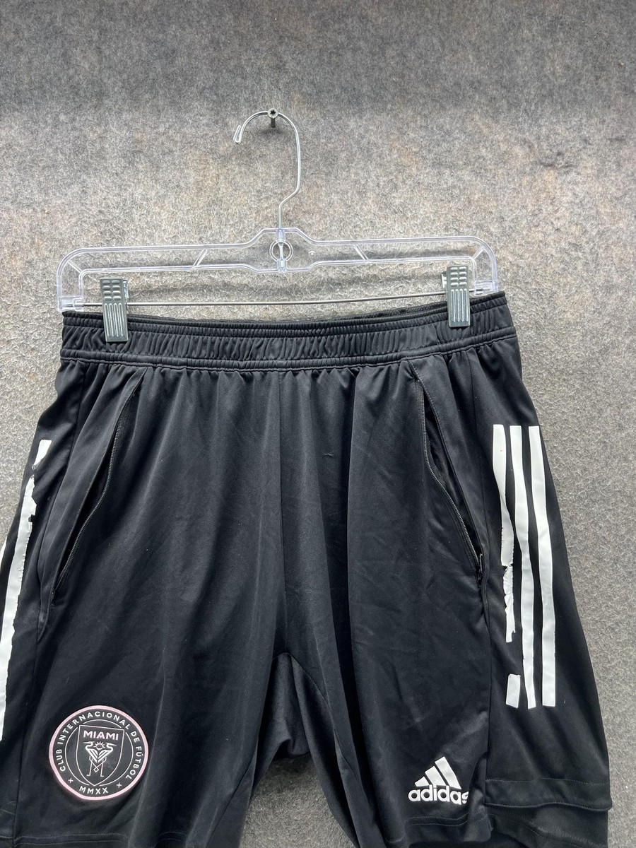 Inter Miami CF Shorts Mens Medium Black Soccer Football Adidas 3