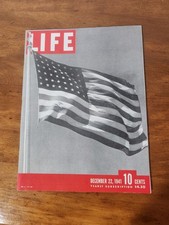 Life Magazine American Flag December 22 , 1941  Very Nice Reprint