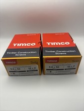 Timco Chipboard & Wood screws 5.0 X50 200 Pieces X 2 Box’s