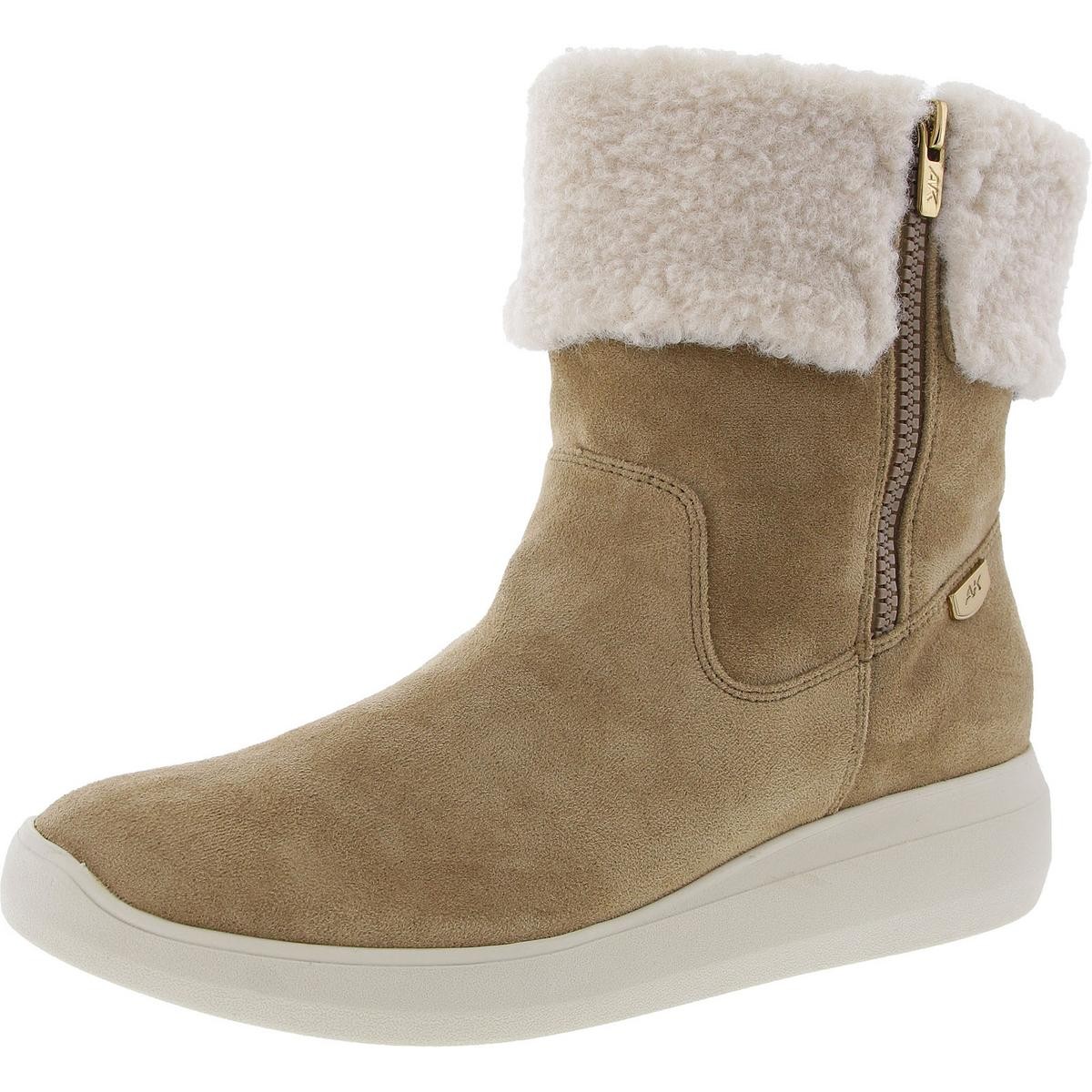 Спортивные женские ботинки из дубленки Anne Klein коричневого цвета Frizby 9.5 Medium (B,M) BHFO 8692