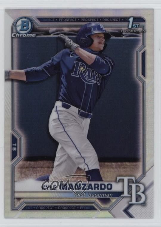 2021 Bowman Draft Chrome Refractor Kyle Manzardo #BDC-191 1t2c