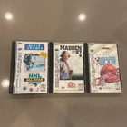 College Slam Madden 97 NHL All-star Hockey Sports Lot Sega Saturn DAMAGED CASES