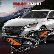 For Nissan For Altima 2023-2024 Full LED DRL Projector Headlight Assembly Pair