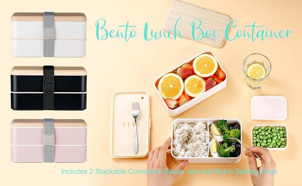 Original Bento Box Lunch Box Japanese Style 2 Layer Food Original Bento Box Lunch Box Japanese Style 2 Layer Food
