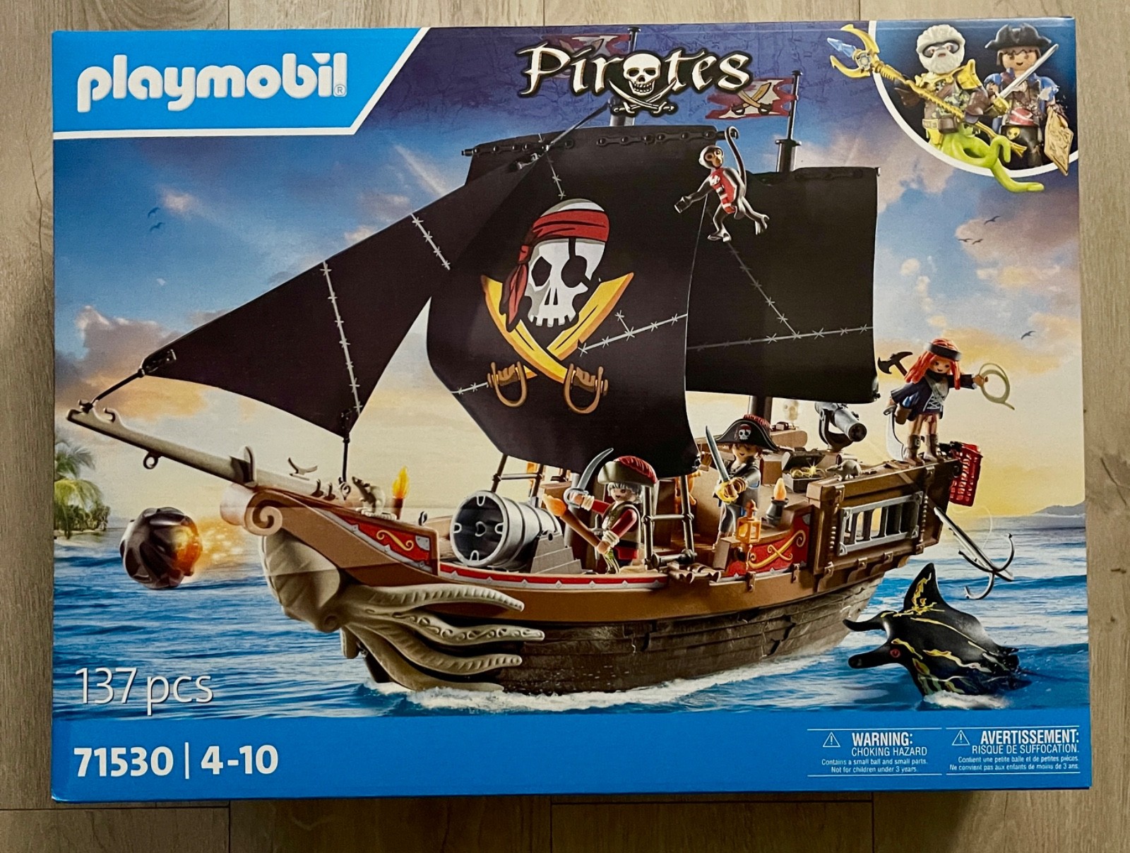Bateau pirates plastique lavable 137 pièces, la solution pour stimuler l'imagination