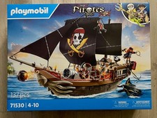PLAYMOBIL 71530 Bateau pirates, 137 pièces dont 3 personnages et 4 animaux