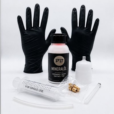 Entlüftungskit für Shimano Scheibenbremsen Kit inkl. Mineral Öl Entlüftungsset
