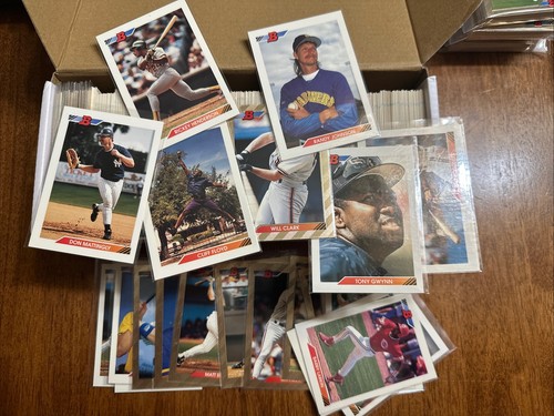 1992 Bowman Baseball Starter Set 575+ Karten keine doppelten no Rivera