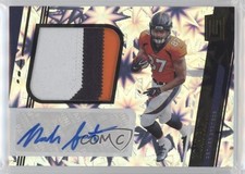 2019 Panini Unparalleled Rookie Jersey Impact 67/75 Noah Fant #314 Auto fl4