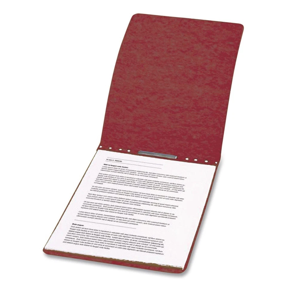ACCO 18928 8.5" x 11" 2"Cap Spring Style Pressboard Report Cover - Earth Red New - Image 3 of 4