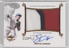2017 Leaf Trinity Bronze Holofoil Spectrum Griffin Canning Patch Auto 1u6