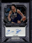 2020-21 Panini Prizm Elijah Hughes RC Auto Autograph #RS-EHS Jazz Rookie