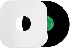 12 Inches Vinyl Record Inner Paper Sleeves - 100g Anti-Static White 12 inch 
