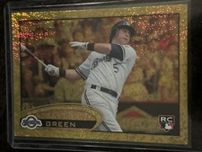 2012 Topps Update Taylor Green 390 Gold Sprakle Parallel Rookie Card. rookie card picture