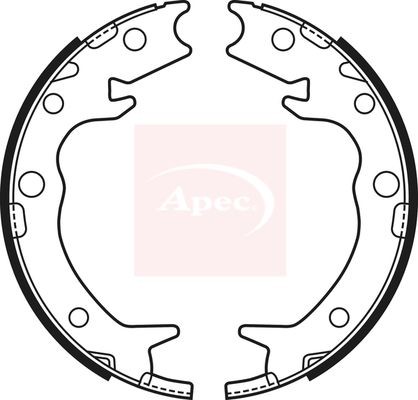 Brake Shoes Set fits HONDA SHUTTLE RA1 2.2 94 to 98 F22B8 43053S47E50 Apec New - Image 15