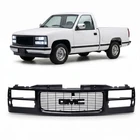 All Black Grille For 94-99 GMC C/K 1500 2500 3500 Pickup Truck Composite Type