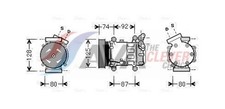 Kompressor Klimaanlage AVA Clever Choice RTAK452 12V für RENAULT CLIO 3 BR0 CR0