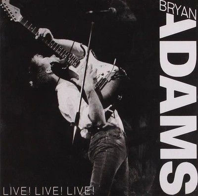 BRYAN ADAMS : LIVE (CD) DISC + CVR ART - NO CASE - VG