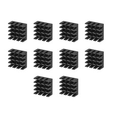 10 Pack 7x14x14mm Electronic Cooler Radiator w/ Thermal Paste for MOS IC Chip