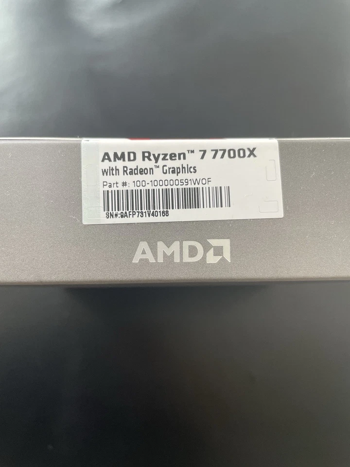 AMD Ryzen 7 7700X 8-Core, 16-Thread Unlocked Desktop Processor - Image 4 of 4