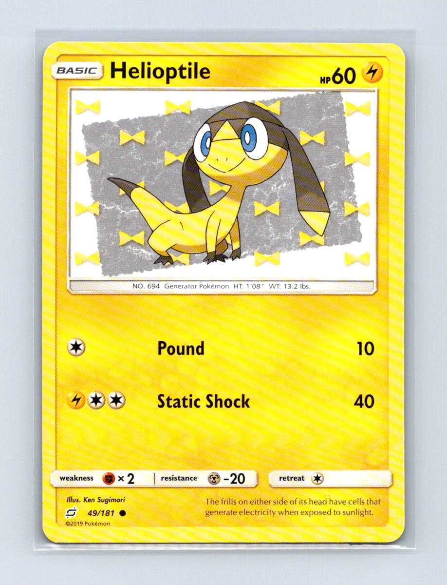 Helioptile 49/181 Common Team Up Pokemon Lightly Played