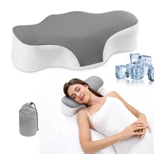 Bespilow Travel Pillow for Sleeping,Cervical Neck Support Pillow for Neck Pai...