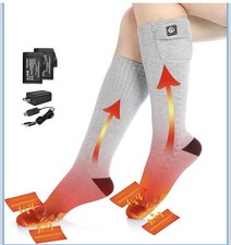 Heated Socks for Men Women Rechargeable Battery Electric Socks Winter Foot Warme