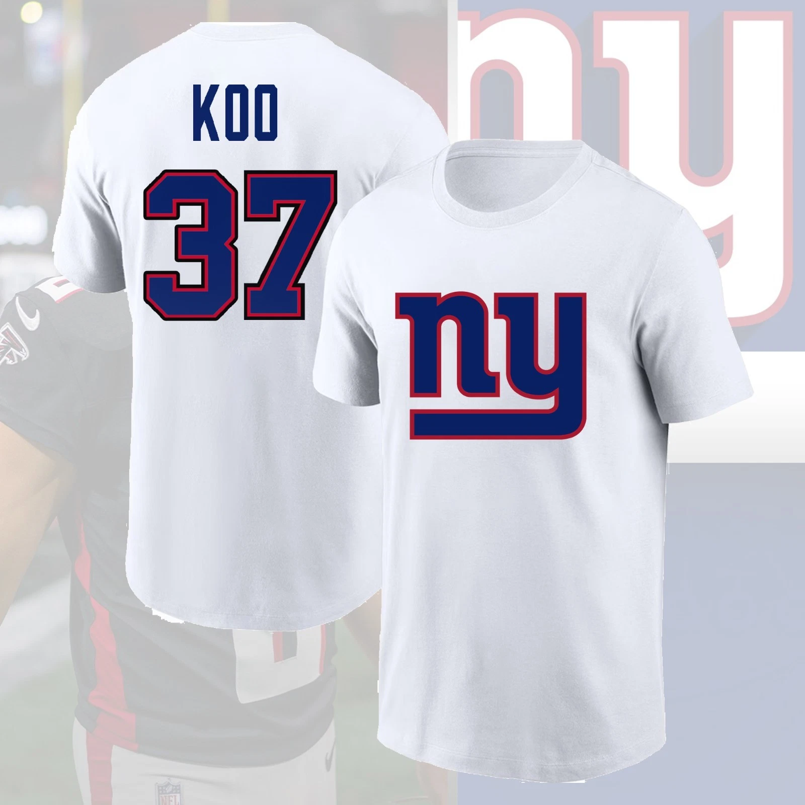 Younghoe Koo #37 New York 2025 Player Name & Number For Fans