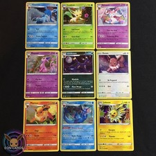 Eevee Evolution Swsh Holo Promo Set X9 Nm Umbreon Swsh129 Espeon Swsh174