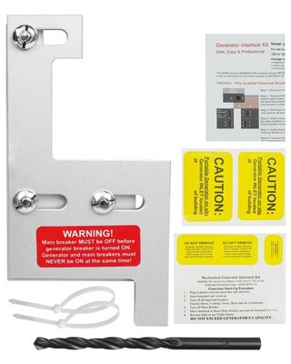 Generator Interlock Kit Fit for GE Vertical Main Panels 150/200A, 2-1/4  Spaci