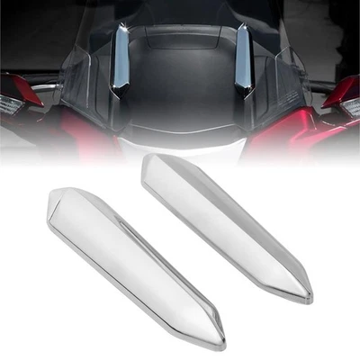 Chrome Windshield Windscreen Strut Covers For Honda Goldwing GL1800 2018-up 2PCS - Bild 1 von 4