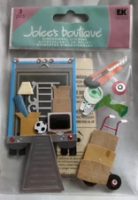 Jolee's Boutique Scrapbook Stickers Moving Truck