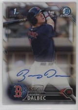 2016 Bowman Draft Chrome Pick Refractor 372/499 Bobby Dalbec #CDA-BD Auto 0q0m
