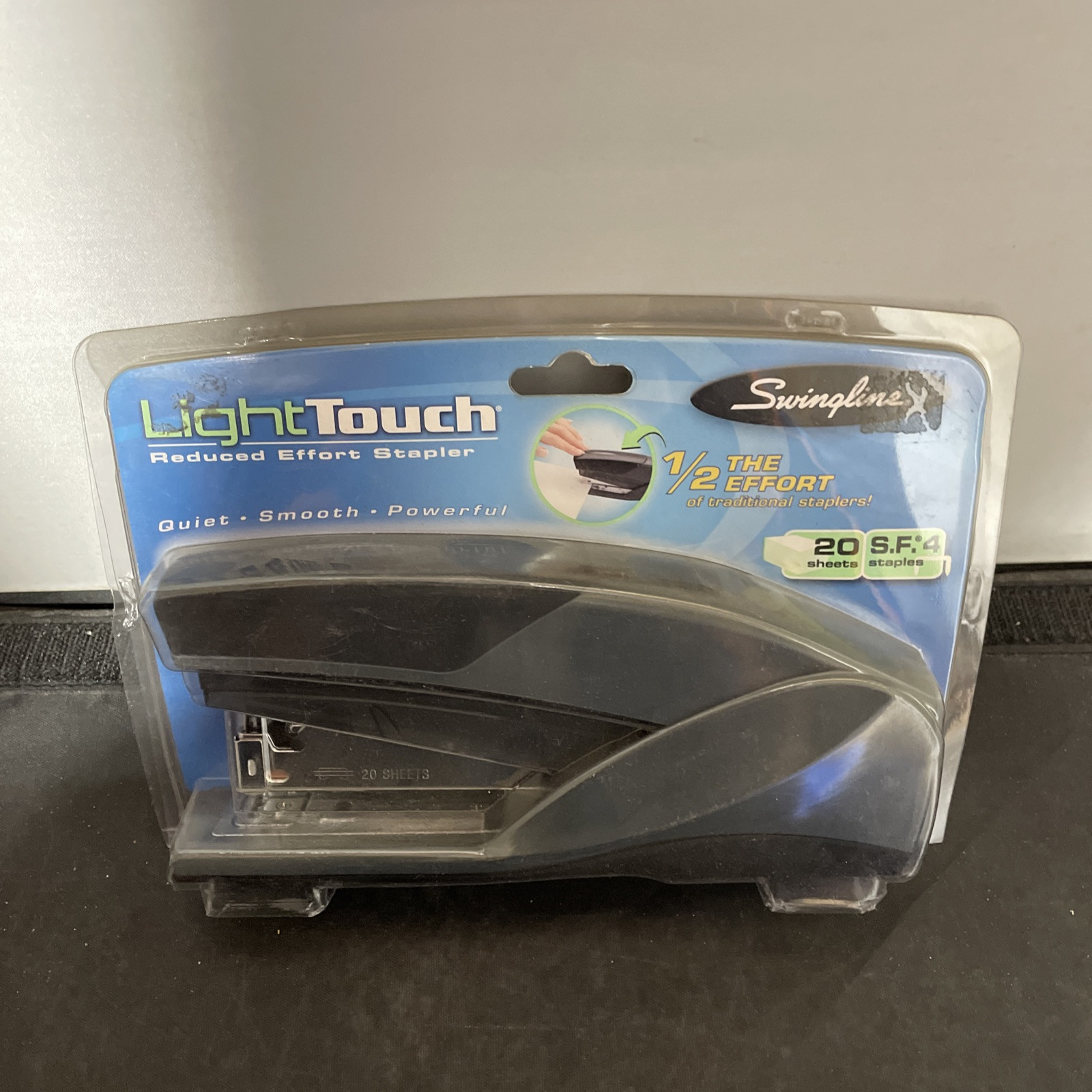Swingline Stapler, Light Touch, Reduced Effort, Full Size - Black/Dark Grey -New-image