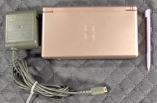 Nintendo DS Lite Pink Handheld System With Stylist, Tested Works