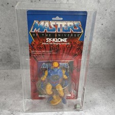 Vintage MOTU Sy-Klone MOC Graded CAS 80  Clear He-Man Masters Universe 1985 AFA
