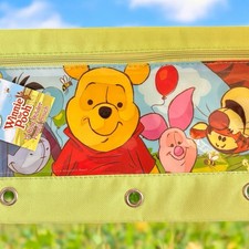 NWT Disney Winnie The Pooh 3 Rings Pencil Pouch School