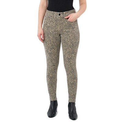Seven7 Women's Tummyless Jean Size 14 Leopard