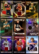 2023 & 2024 Football Jersey Memorabilia Donruss Zenith Prizm Absolute, You Pick!