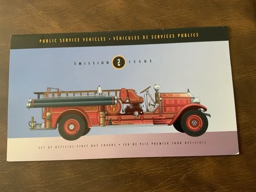Canada 1994 #1527a-f Public Service Vehicles - 3 FDCs
