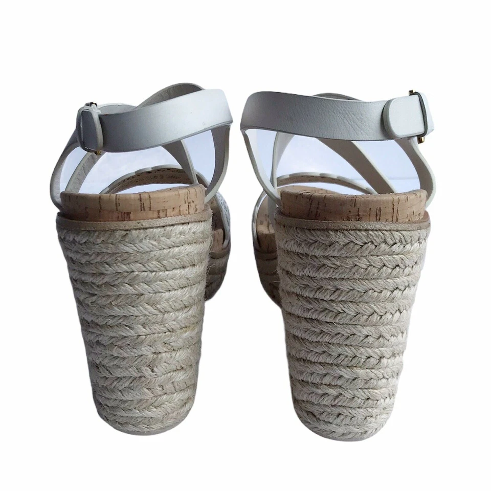 Salvatore Ferragamo Gioela на танкетке эспадрильи сандалии Lait икры лазеркут размер 40 - Изображение 4 из 4