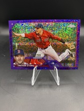2023 Topps Chrome Trevor Story Purple Speckle Refractor /299 #24 Boston Red Sox