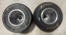 2 HOOSIER R55 7.1 / 11.0 -5 Tire Wheel Go Kart racing Cart Drift Trike Bar READ!