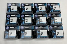 HP 98 Black Original Ink Print Cartridge C9364WN Genuine EXP 01/2016 LOT 12