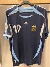 adidas Messi Argentina 2006 World Cup Away Jersey Size XXL Vintage