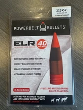Powerbelt ELR .40 cal Muzzle loader projectiles