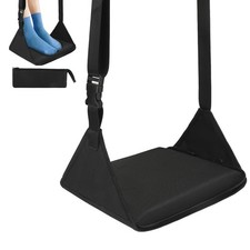 Foot Hammock for Plane Travel, Upgraded Airplane Foot Rest with Memory Foam, ...