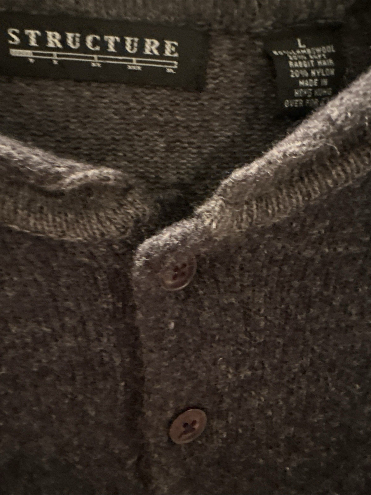 Structure Pocket Pullover Sweater Lambs Wool, Rab… - image 3